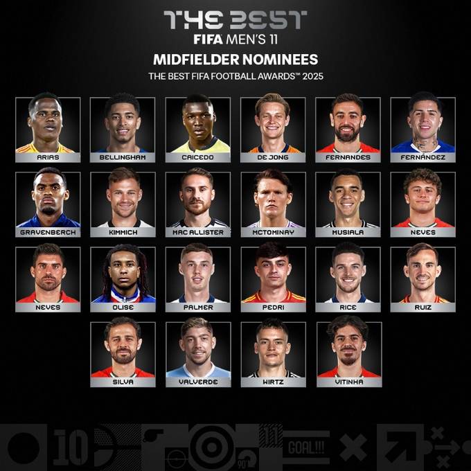 皇冠信用网如何申请_2025FIFA年度最佳阵容：登贝莱领衔亚马尔在列 姆巴佩无缘