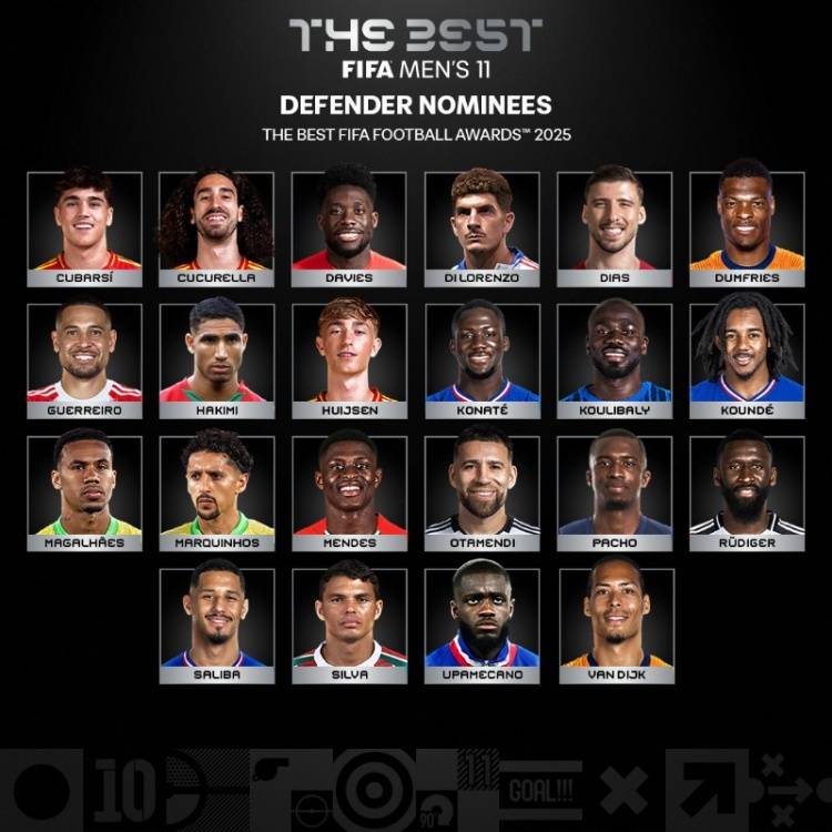 皇冠信用网如何申请_2025FIFA年度最佳阵容：登贝莱领衔亚马尔在列 姆巴佩无缘